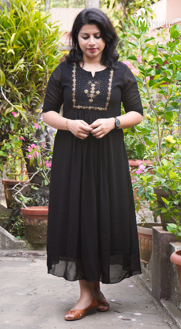 Black Kurthi MHK398