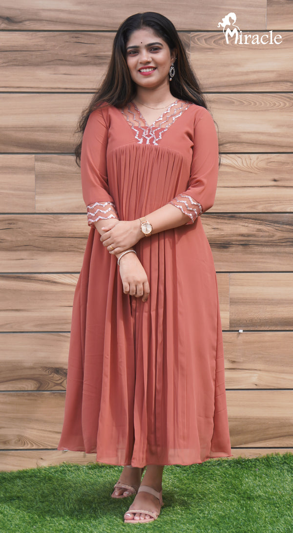 Georgette Designer Kurti MDK238