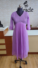 Lavender Designer Kurti MDK245