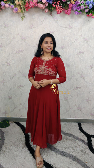 Paanelcut anarkali MAK483