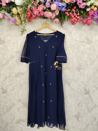 Hand Embroidery Georgette kurtis