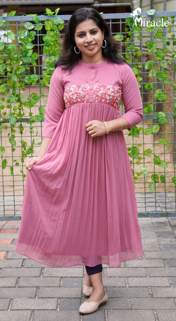 Readymade Georgette Kurti Buy Georgette Kurtis Online - Designer, Floral,  Long, Short, Party Wear