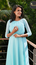 Cyan Designer Kurti MDK206