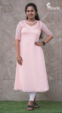 Pastel Pink Kurti MHK408