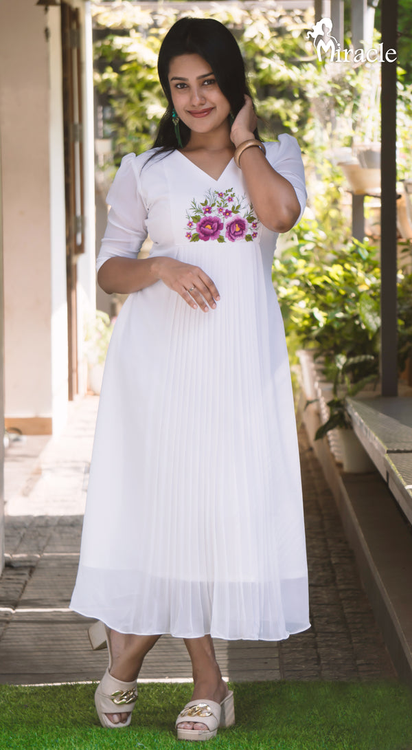 White Kurti MCH128