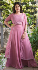 Light Pink Colour Skirt & Top MPT229