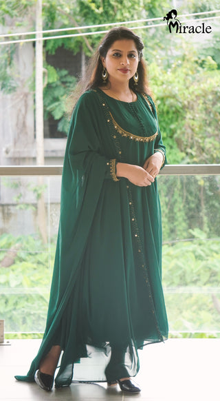 Panel Cut Anarkali MHK324