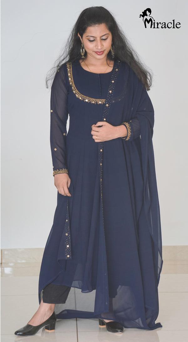 Panel Cut Anarkali MHK325