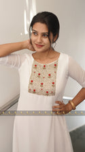 Budget Friendly White Kurti MBK103