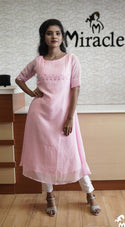 Budget friendly Pink Kurti MHK132