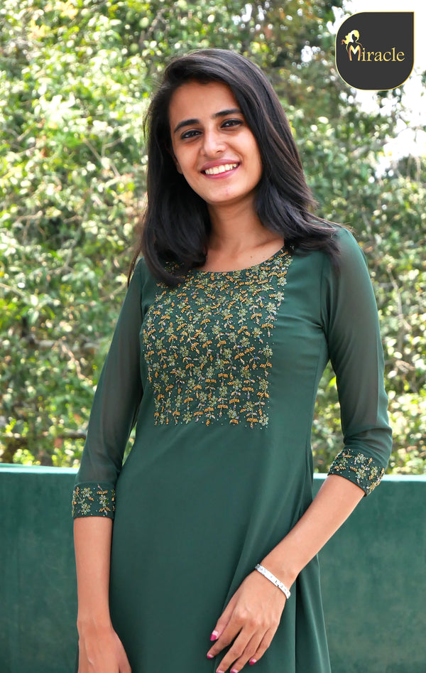 Green Kurti MHK272