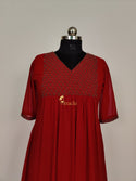 Maroon Designer Kurti MHK104