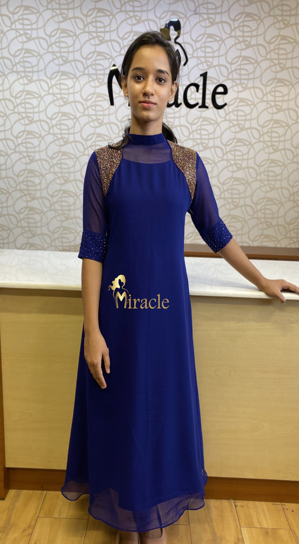 Blue Designer Kurti MHK114