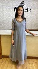 Grey Designer Kurti MHK116