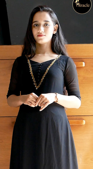 Black Kurti MHK196