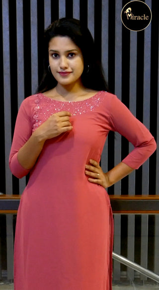 Dark Pink Kurti MDK290