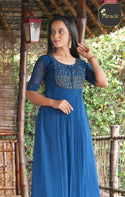 Party Wear Georgette Kurti MHK235