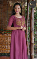 Party Wear Georgette Kurti MHK236