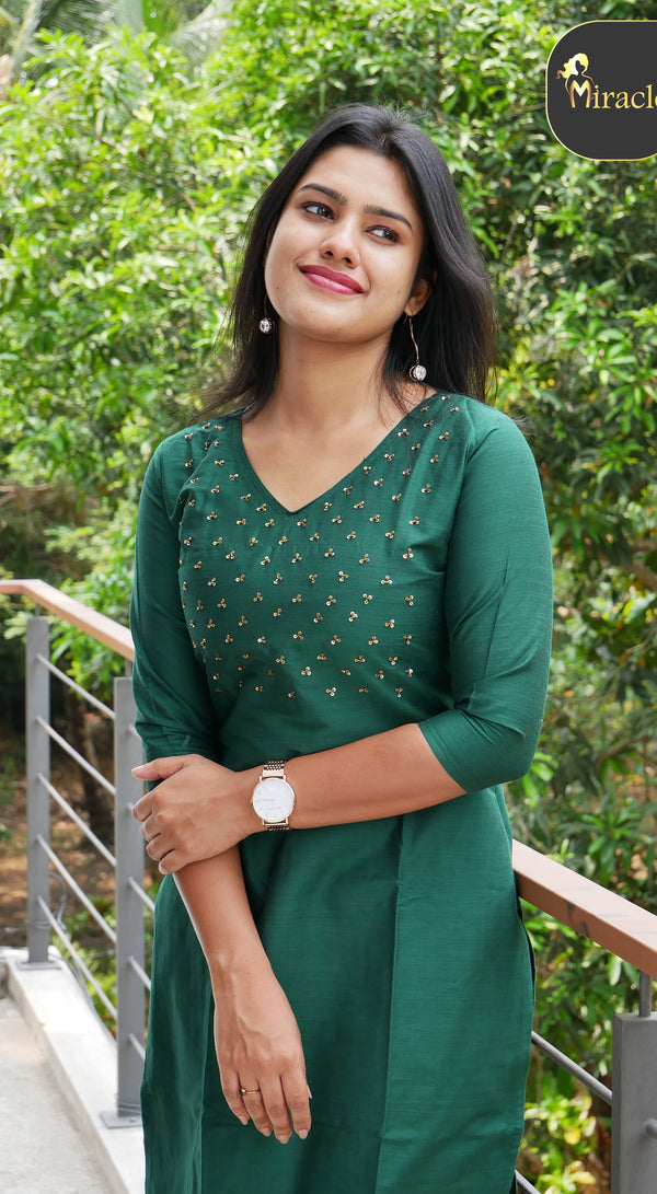 Green Kurti MSK127