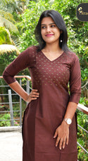 Brown Kurti MSK123