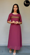 Dark Onion Kurti MHK208