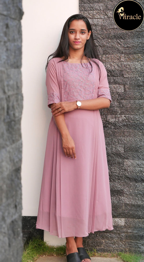 Pastel Lilac Kurti MDK190